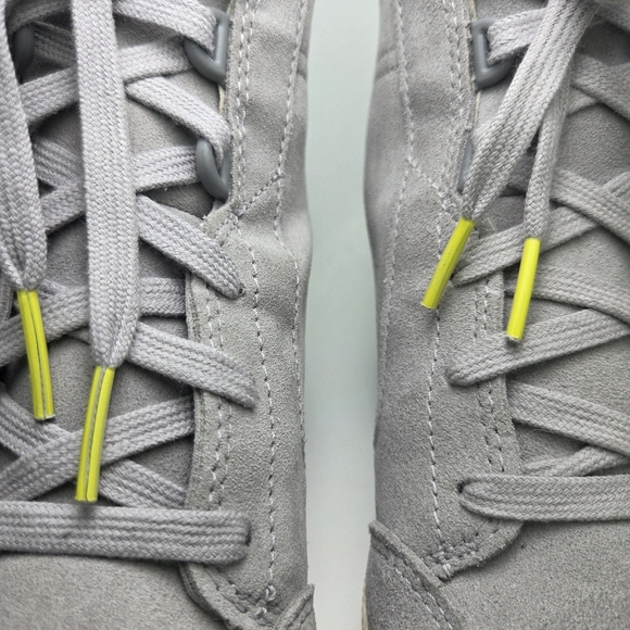 SOREL Out N About Dove Gray Waterproof Suede Wedge Sneaker Bootie W 7 - Picture 9 of 16